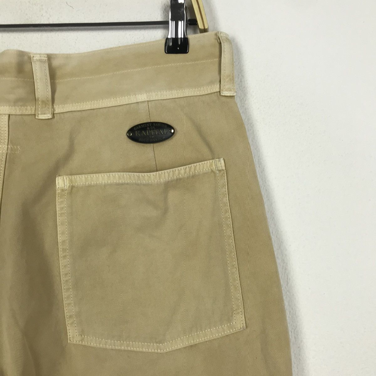 Kapital 💣KAPITAL BLUE HANDED Cargo Design Short Pants Size US 33 - 4 Thumbnail