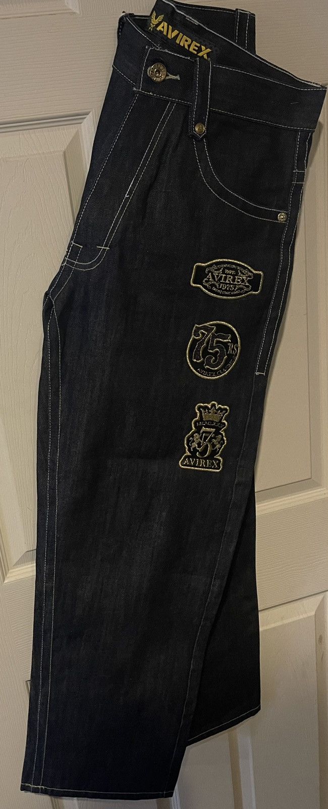 Vintage Avirex Jeans Gold 75ers