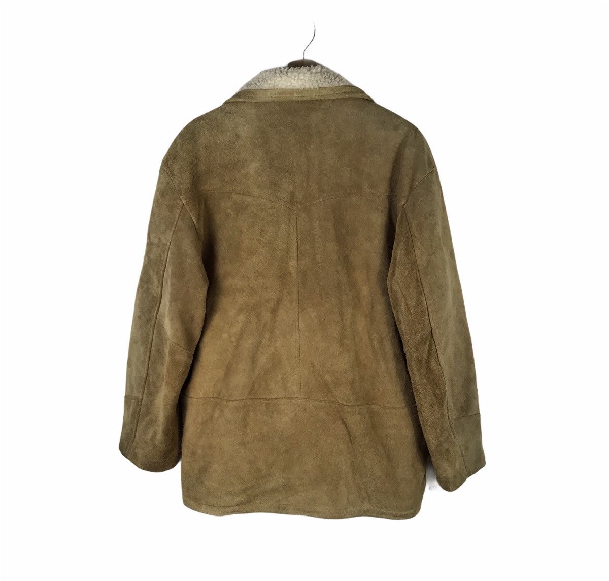Leather Vintage Pitch-45 Shearling Sheepskin Leather Jacket Size US L / EU 52-54 / 3 - 3 Thumbnail