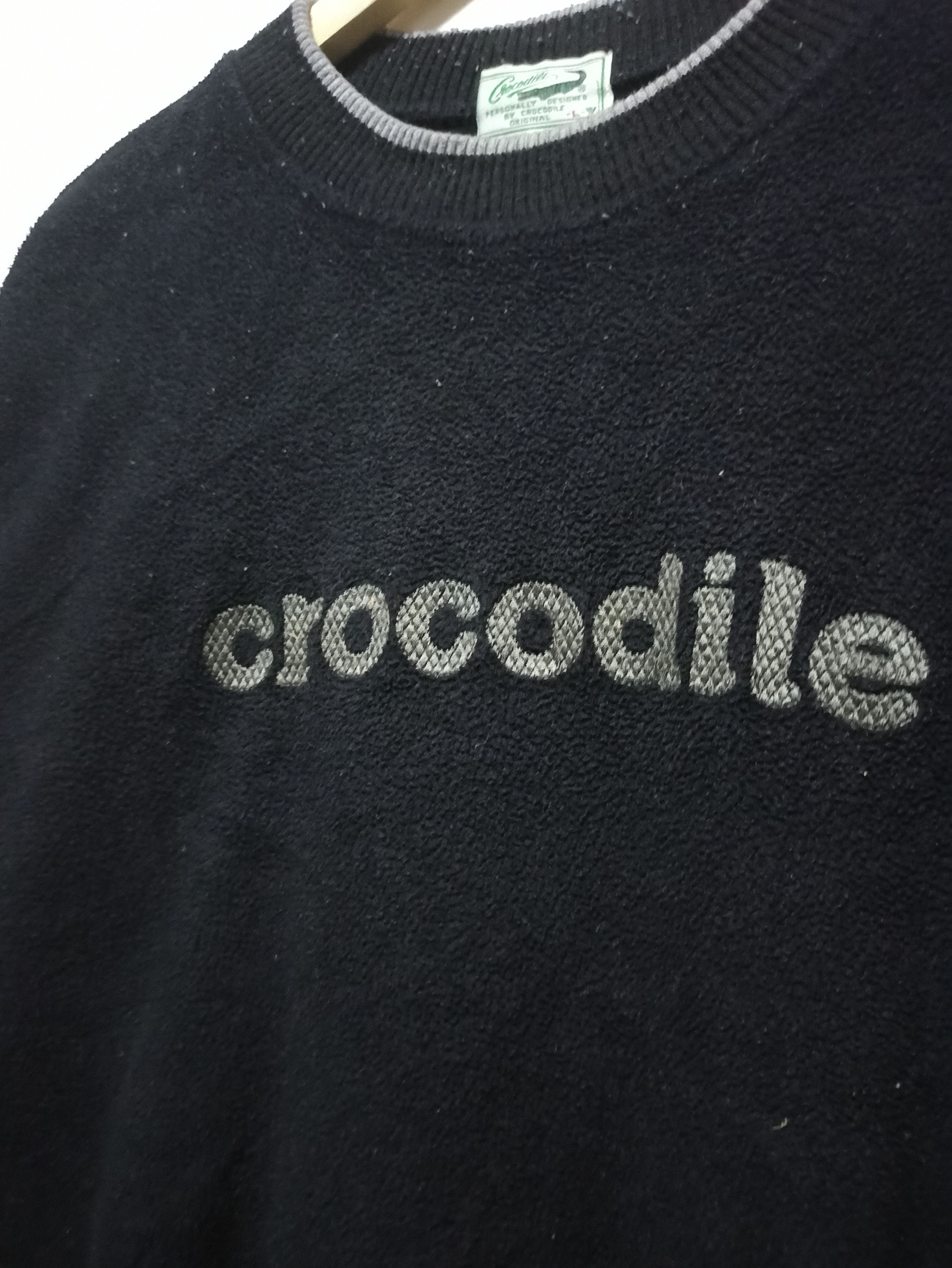 Lacoste × Vintage Vintage Crocodile Sweatshirt Size US L / EU 52-54 / 3 - 4 Thumbnail