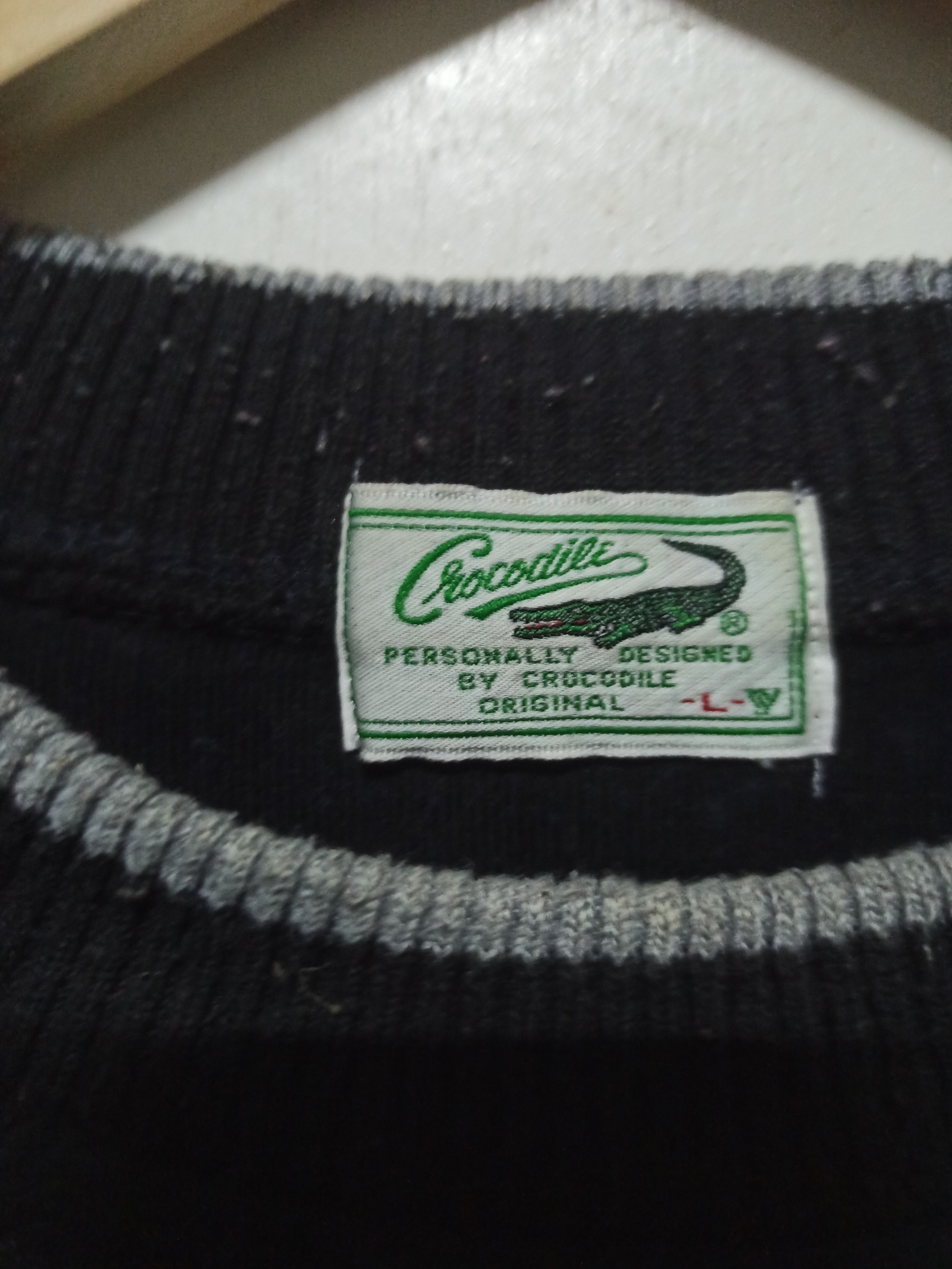Lacoste × Vintage Vintage Crocodile Sweatshirt Size US L / EU 52-54 / 3 - 5 Thumbnail