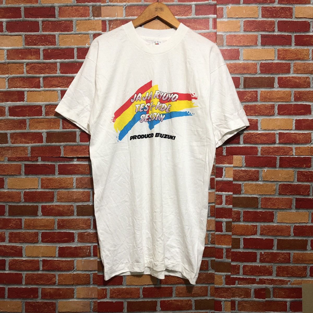 Vintage Jaja Ryuyo Test Ride Session T-Shirt Suzuki
