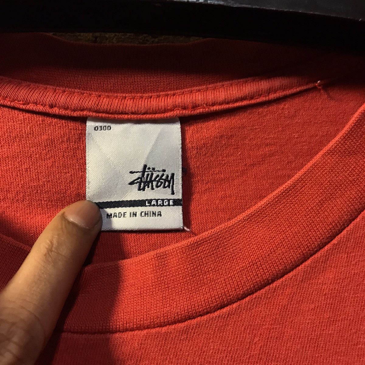 Stussy Stussy Skateboard Red Tee 90s (single stitch) Size US L / EU 52-54 / 3 - 5 Thumbnail