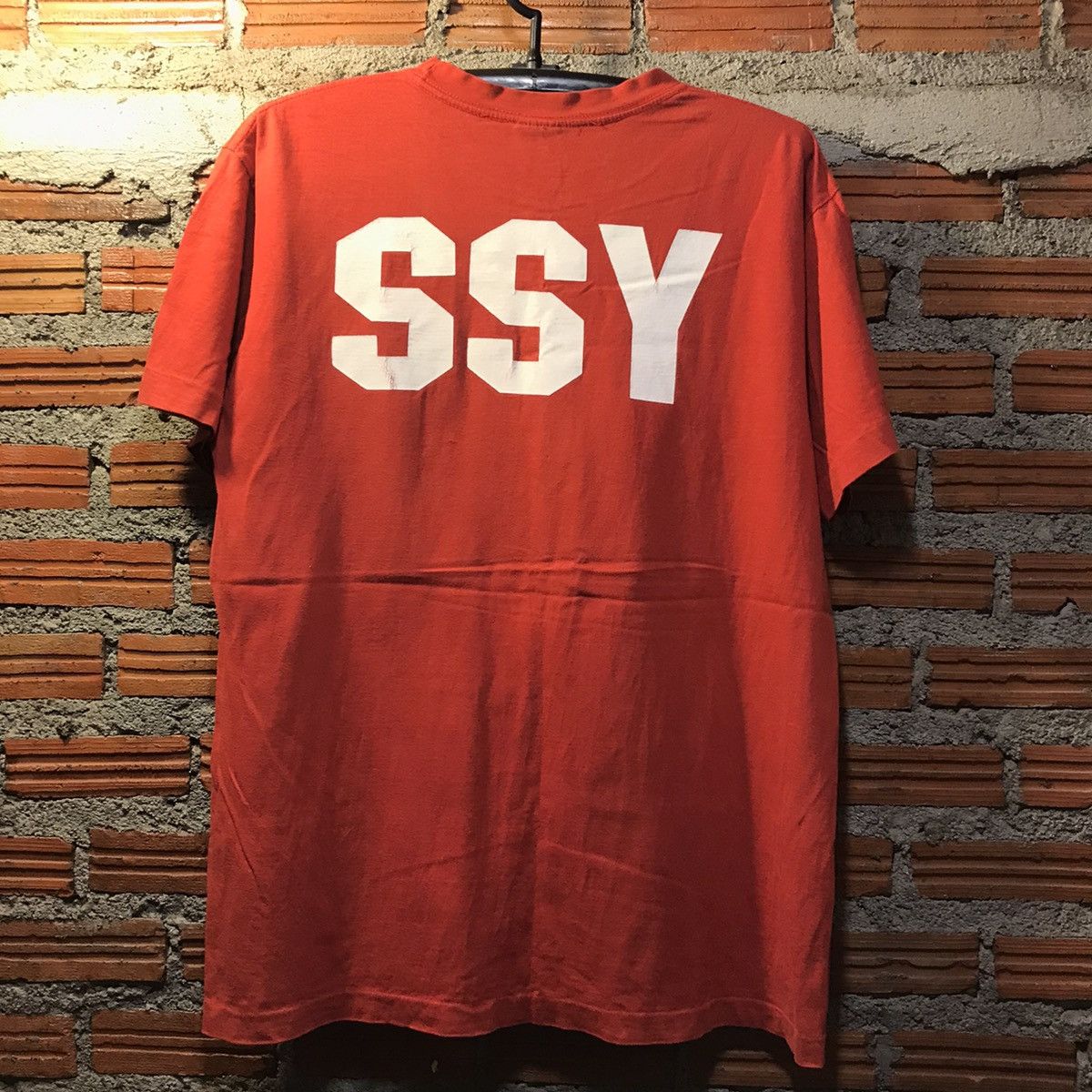 Stussy Stussy Skateboard Red Tee 90s (single stitch) Size US L / EU 52-54 / 3 - 2 Thumbnail