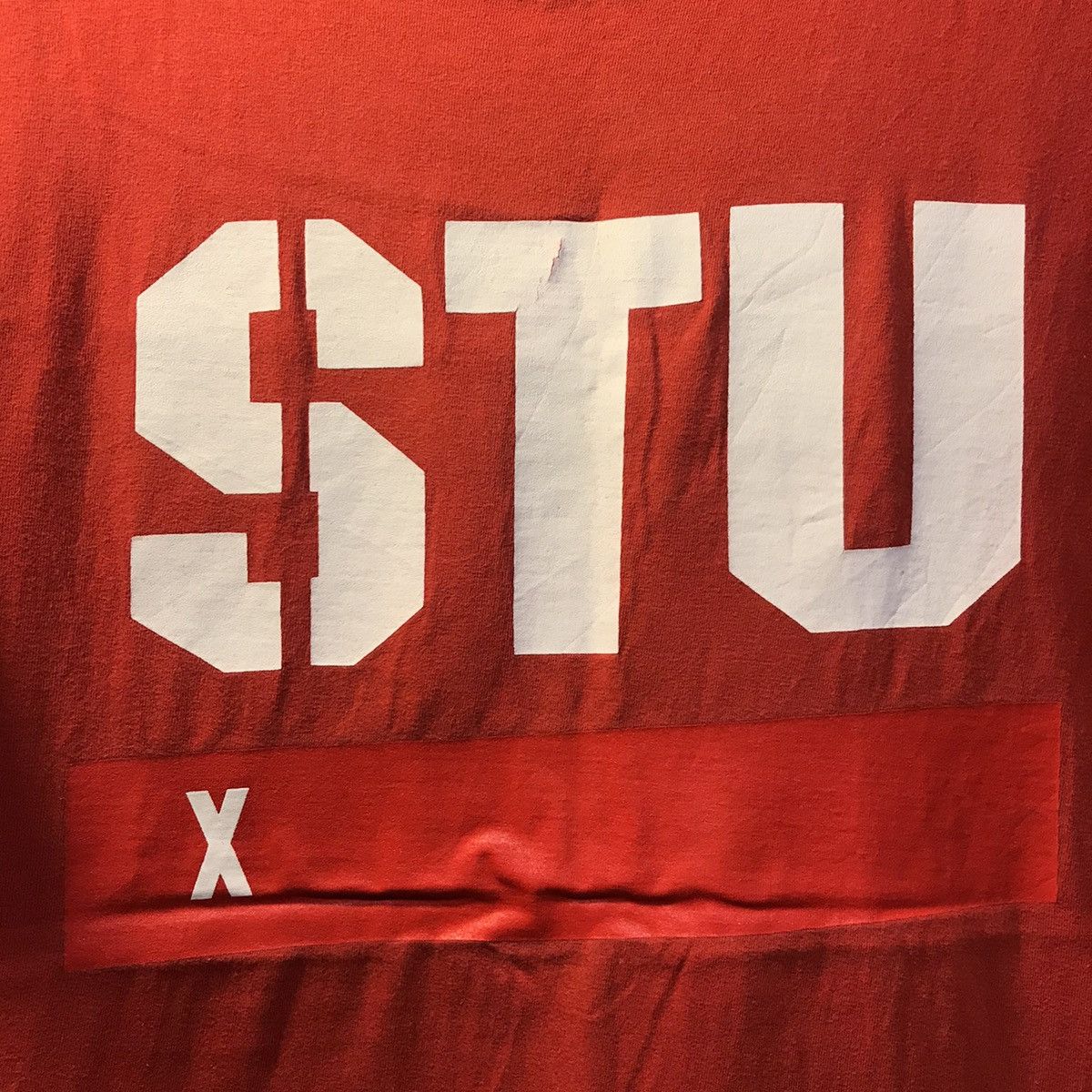 Stussy Stussy Skateboard Red Tee 90s (single stitch) Size US L / EU 52-54 / 3 - 3 Thumbnail