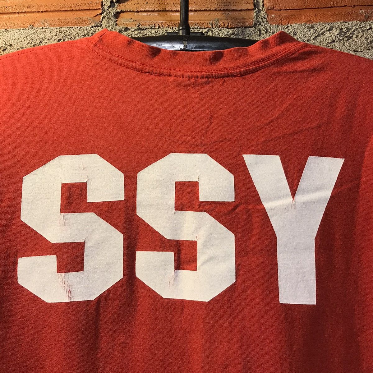Stussy Stussy Skateboard Red Tee 90s (single stitch) Size US L / EU 52-54 / 3 - 4 Thumbnail
