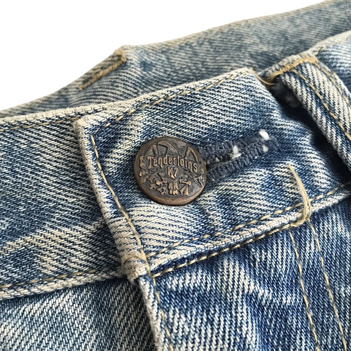 Japanese Brand Authentic Vintage Tenderloin Tokyo K-7 Raw Selvedge Denim Size US 32 / EU 48 - 7 Thumbnail
