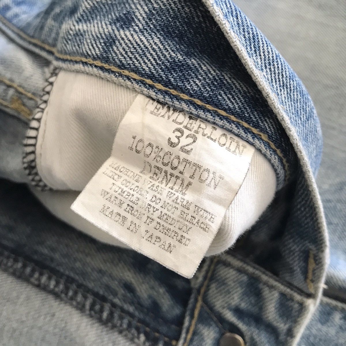 Japanese Brand Authentic Vintage Tenderloin Tokyo K-7 Raw Selvedge Denim Size US 32 / EU 48 - 13 Thumbnail