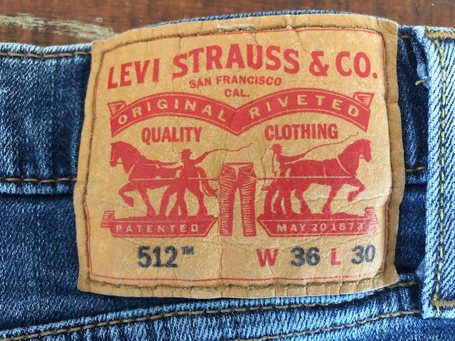 Levi's Levi's 512 Slim Fit Taper Jeans Two-Tone Size US 36 / EU 52 - 3 Thumbnail