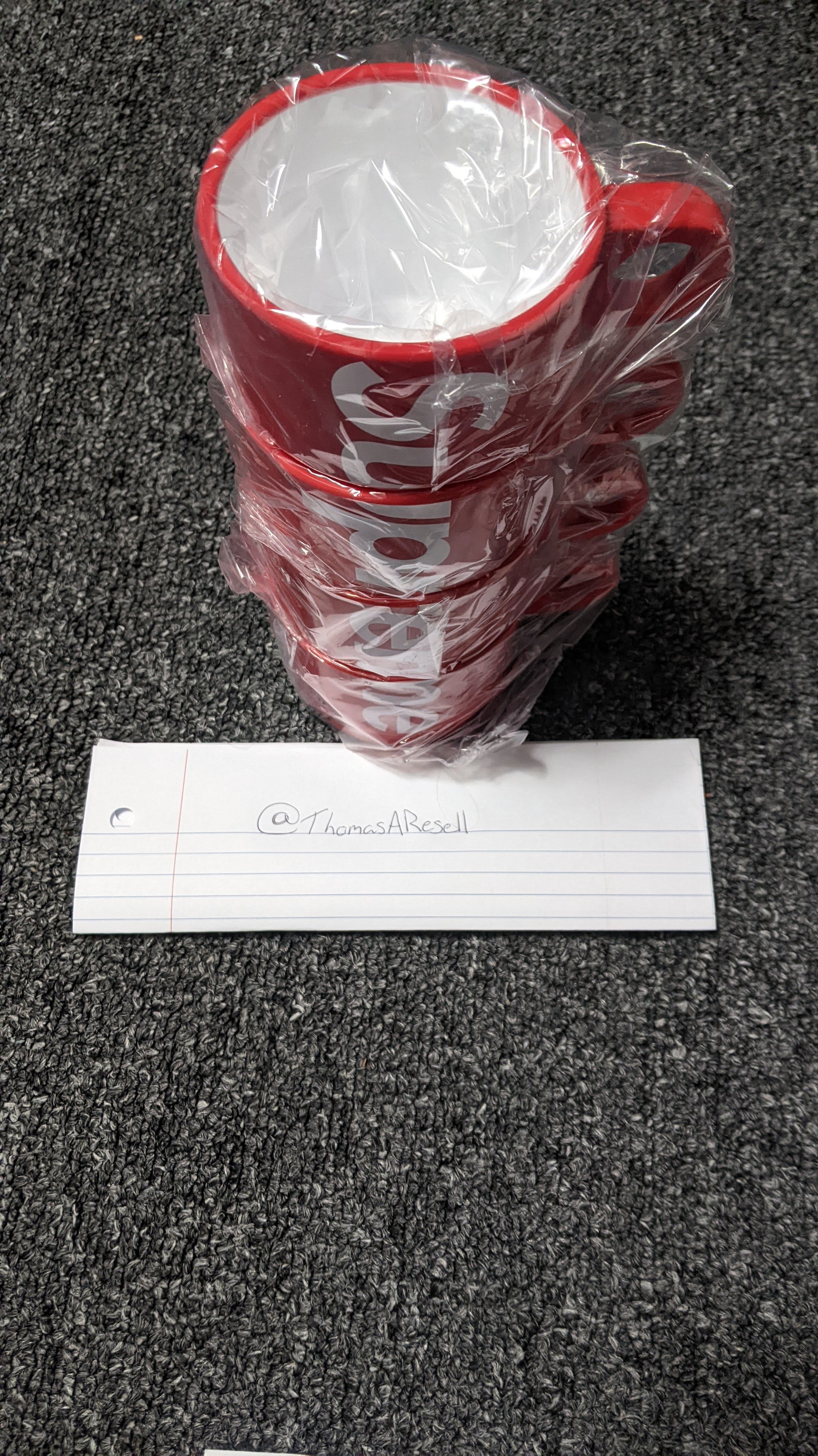 Supreme Stacking Cups (Set of 4) Red - SS18 - US