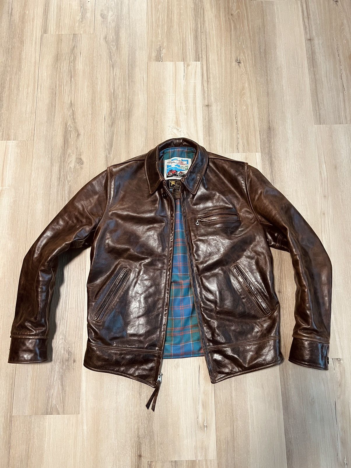 Aero Leathers Aero Original Hercules 38 Dark Maple Leather 