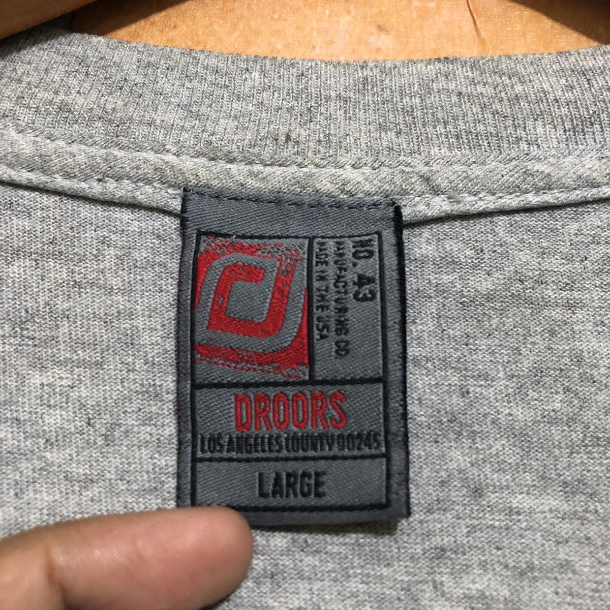 Droors Vintage Droors T-Shirt Size US L / EU 52-54 / 3 - 3 Thumbnail