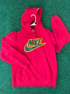Nike Supreme Leather Applique Hoodie | Grailed