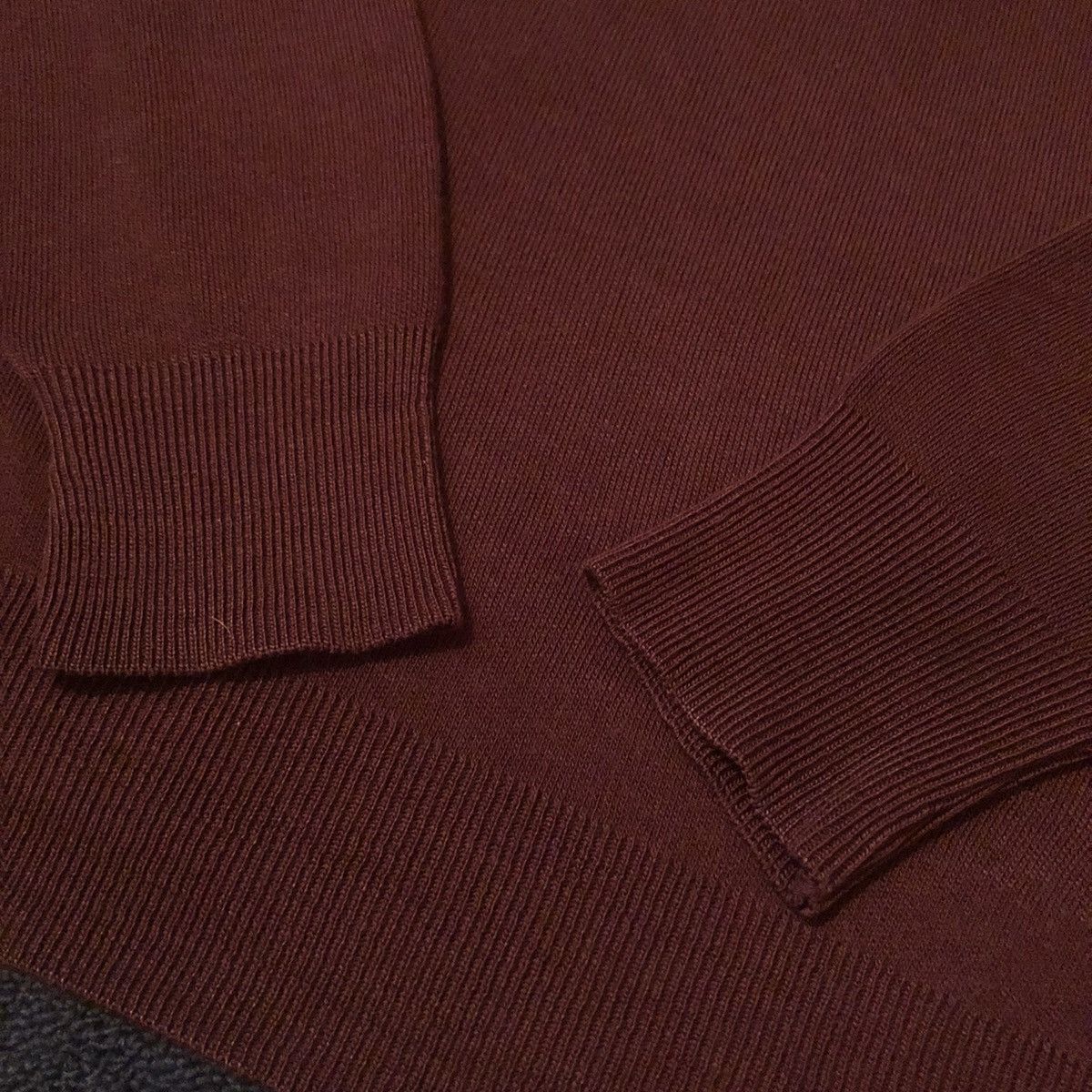 Izod Vintage 1980s Izod Lacoste V Neck Acrylic Logo Knit Sweater Size US L / EU 52-54 / 3 - 6 Thumbnail