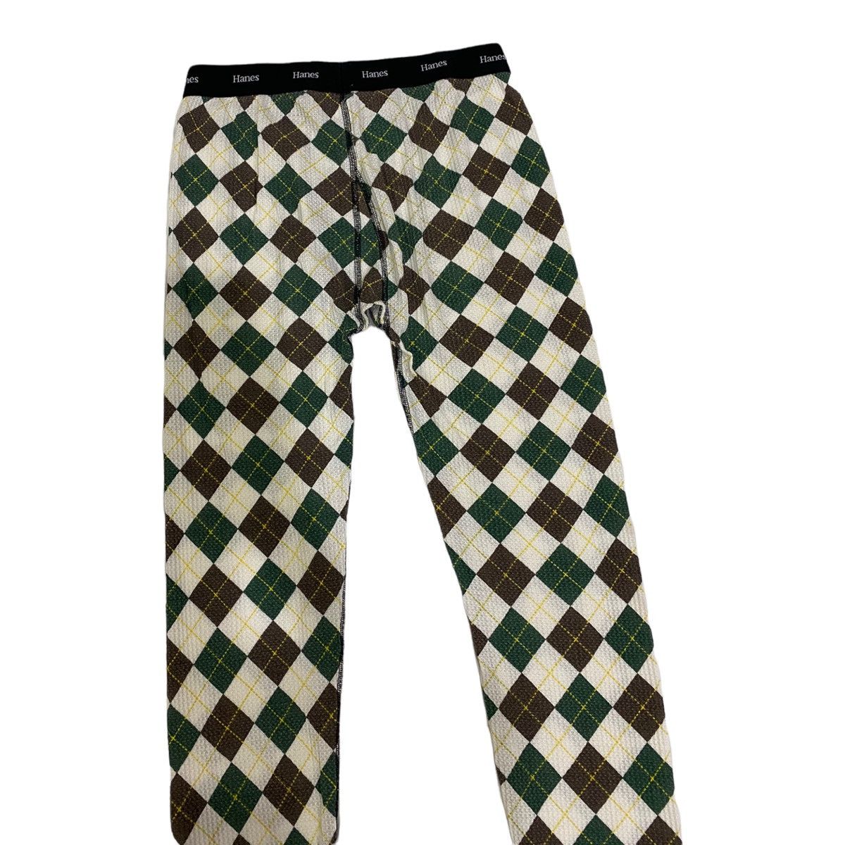 Hanes × Vintage 🔥RARE🔥VINTAGE HANES USA MULTICOLOUR DIAMOND CHECK LEGGINGS Size US 30 / EU 46 - 4 Thumbnail