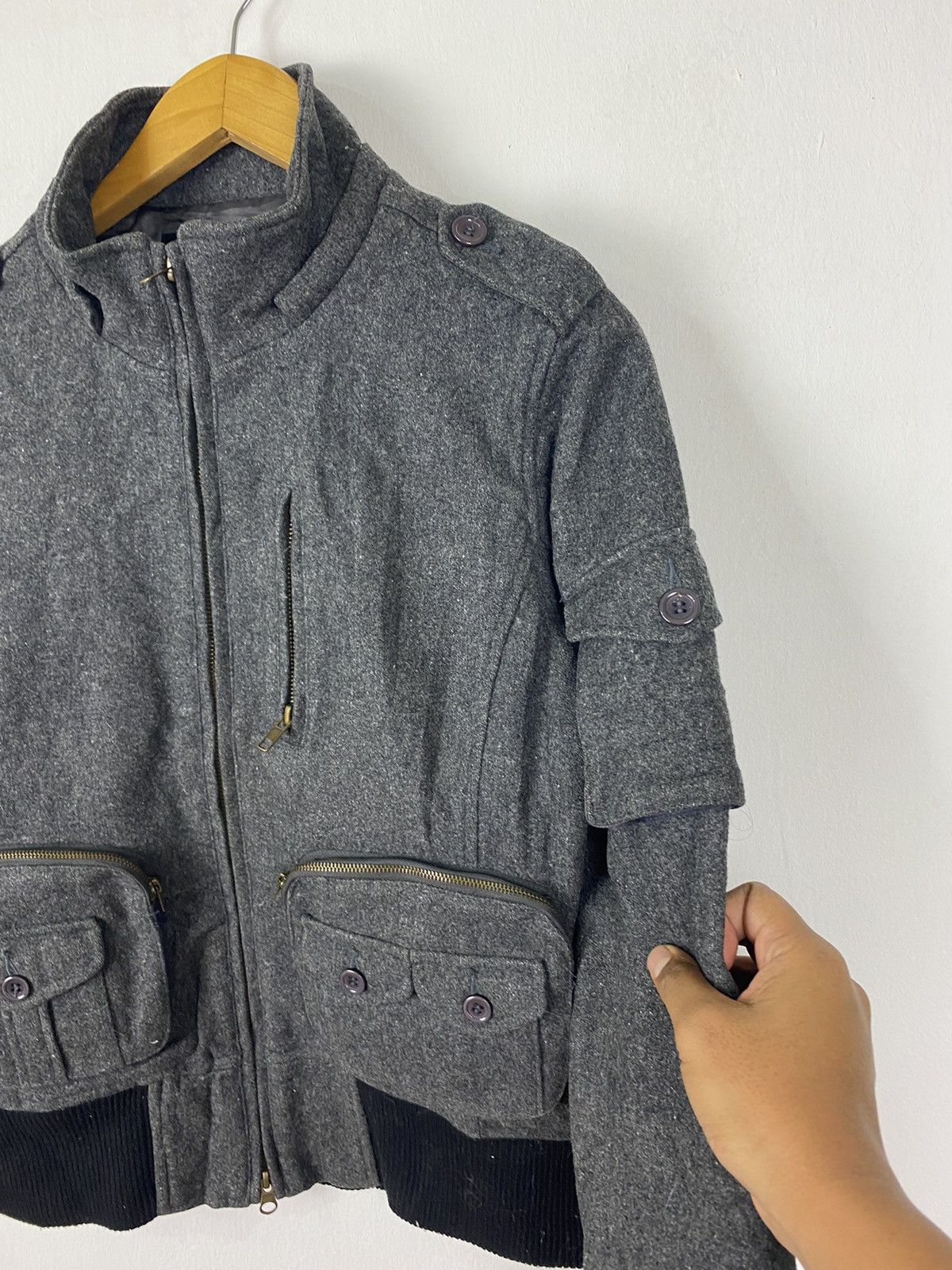 Japanese Brand Japanese Brand Booty Trap Minimalist Double Pocket Jacket Size US S / EU 44-46 / 1 - 6 Thumbnail