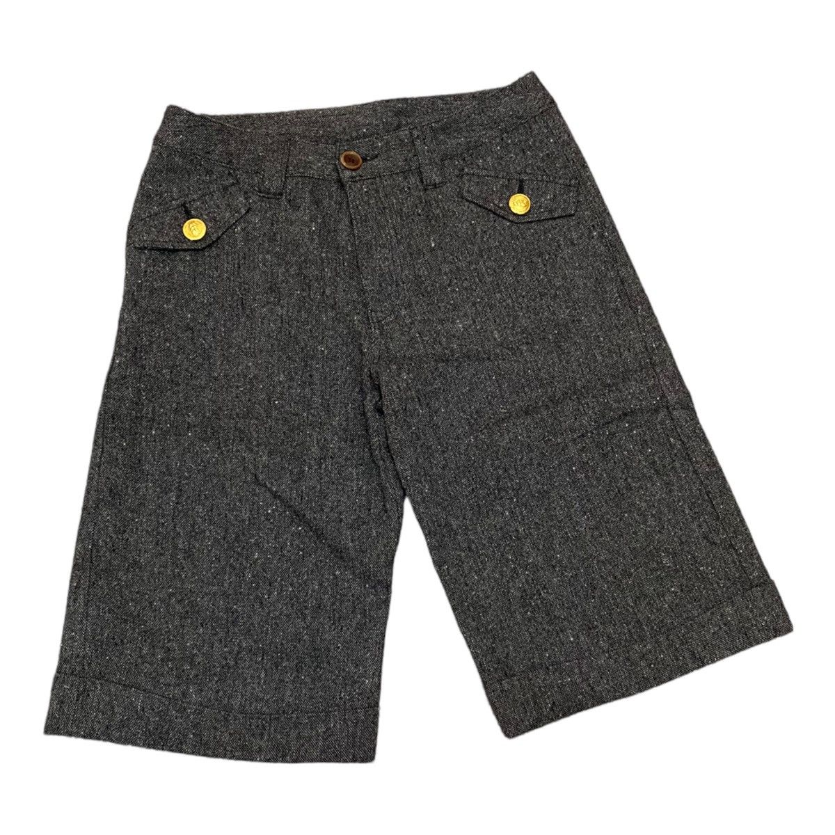 All Blacks × Canterbury of New Zealand × Vintage ICONIC CANTERBURY SIGNATURE BACK POCKET WOOL SHORT PANTS Size US 29 - 10 Thumbnail