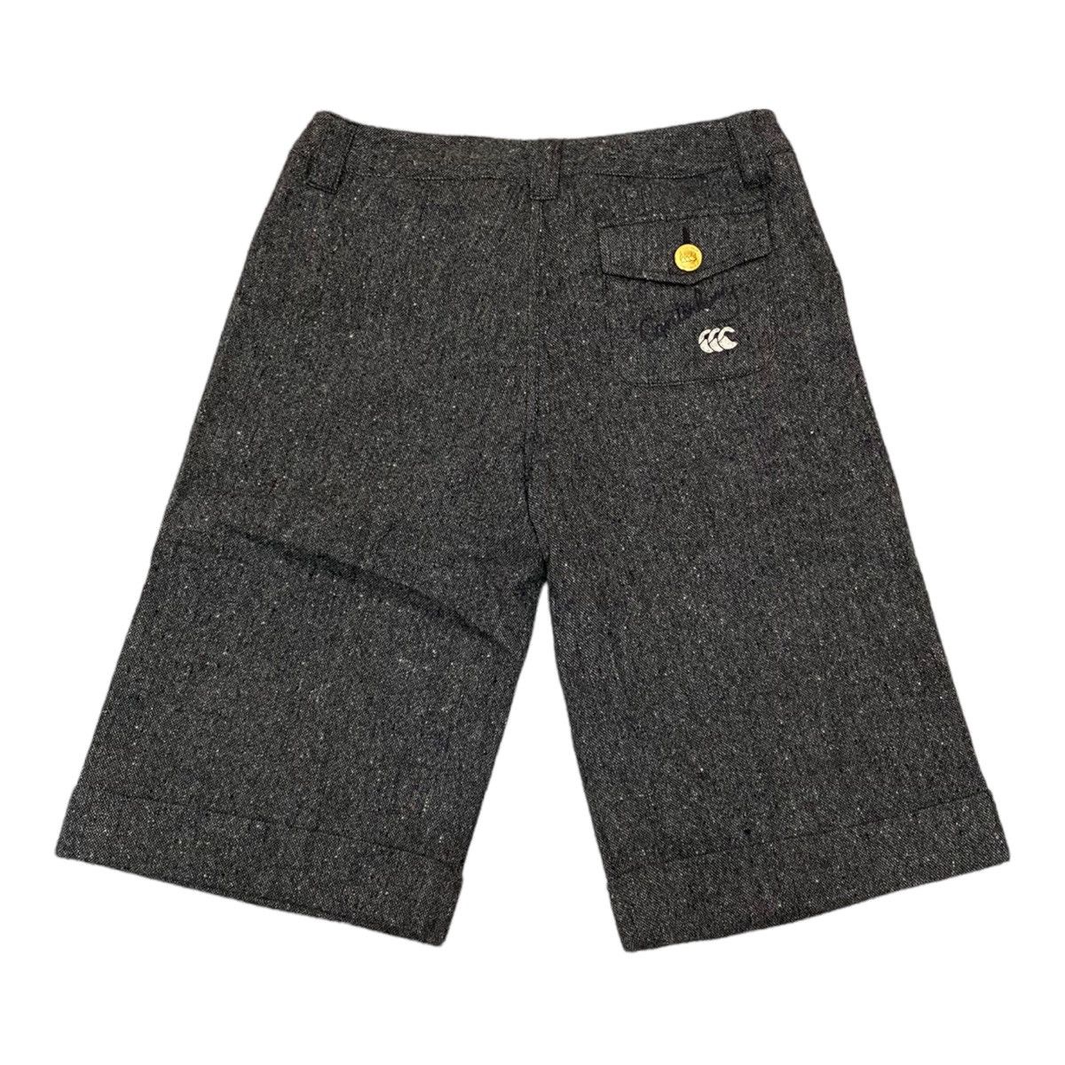 All Blacks × Canterbury of New Zealand × Vintage ICONIC CANTERBURY SIGNATURE BACK POCKET WOOL SHORT PANTS Size US 29 - 2 Thumbnail