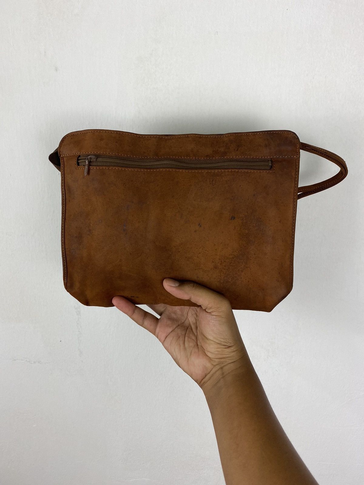 Genuine Leather × Japanese Brand Japanese Brand Geunine Leather Clutch Bag Size ONE SIZE - 2 Thumbnail