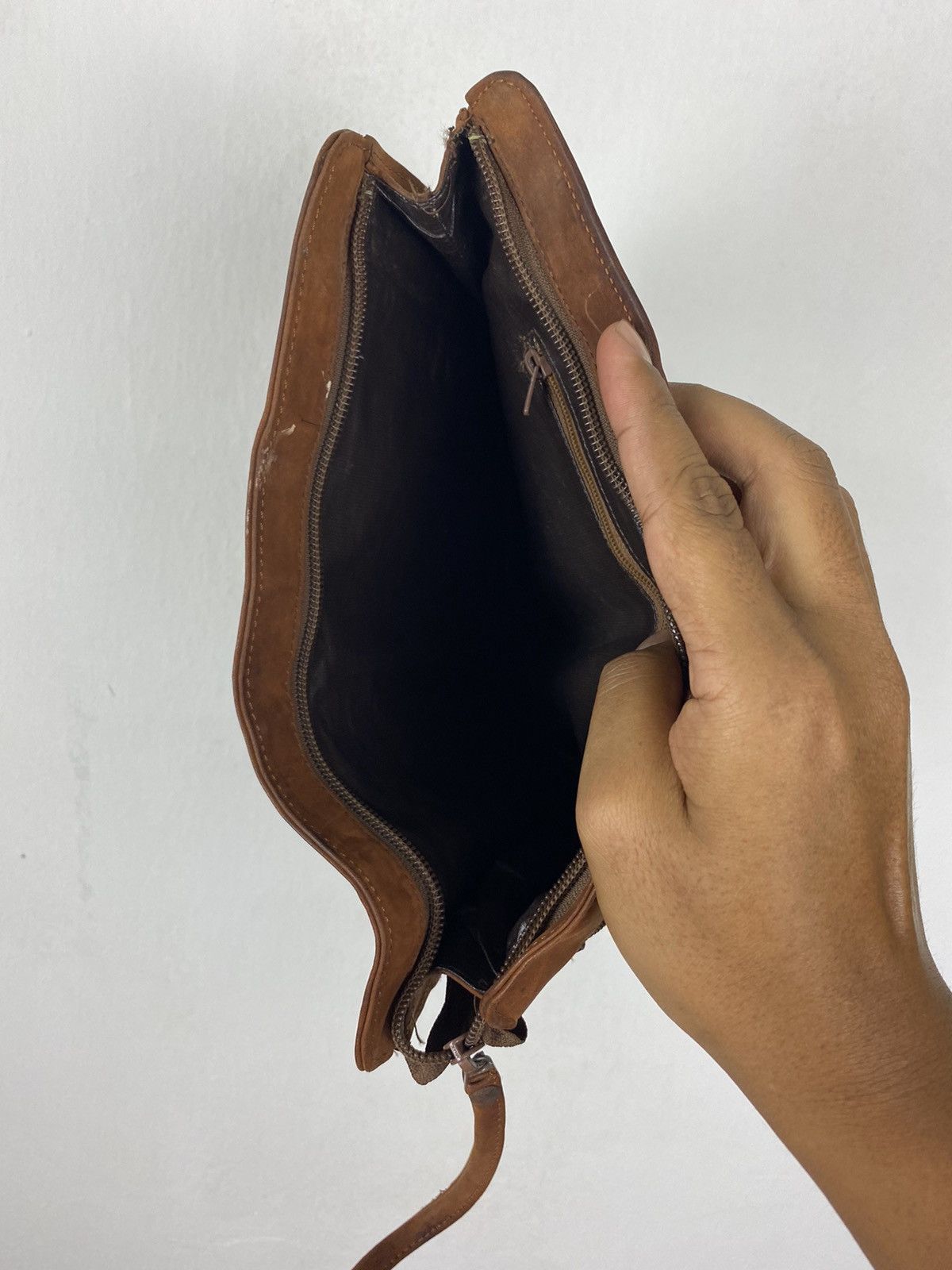 Genuine Leather × Japanese Brand Japanese Brand Geunine Leather Clutch Bag Size ONE SIZE - 7 Thumbnail