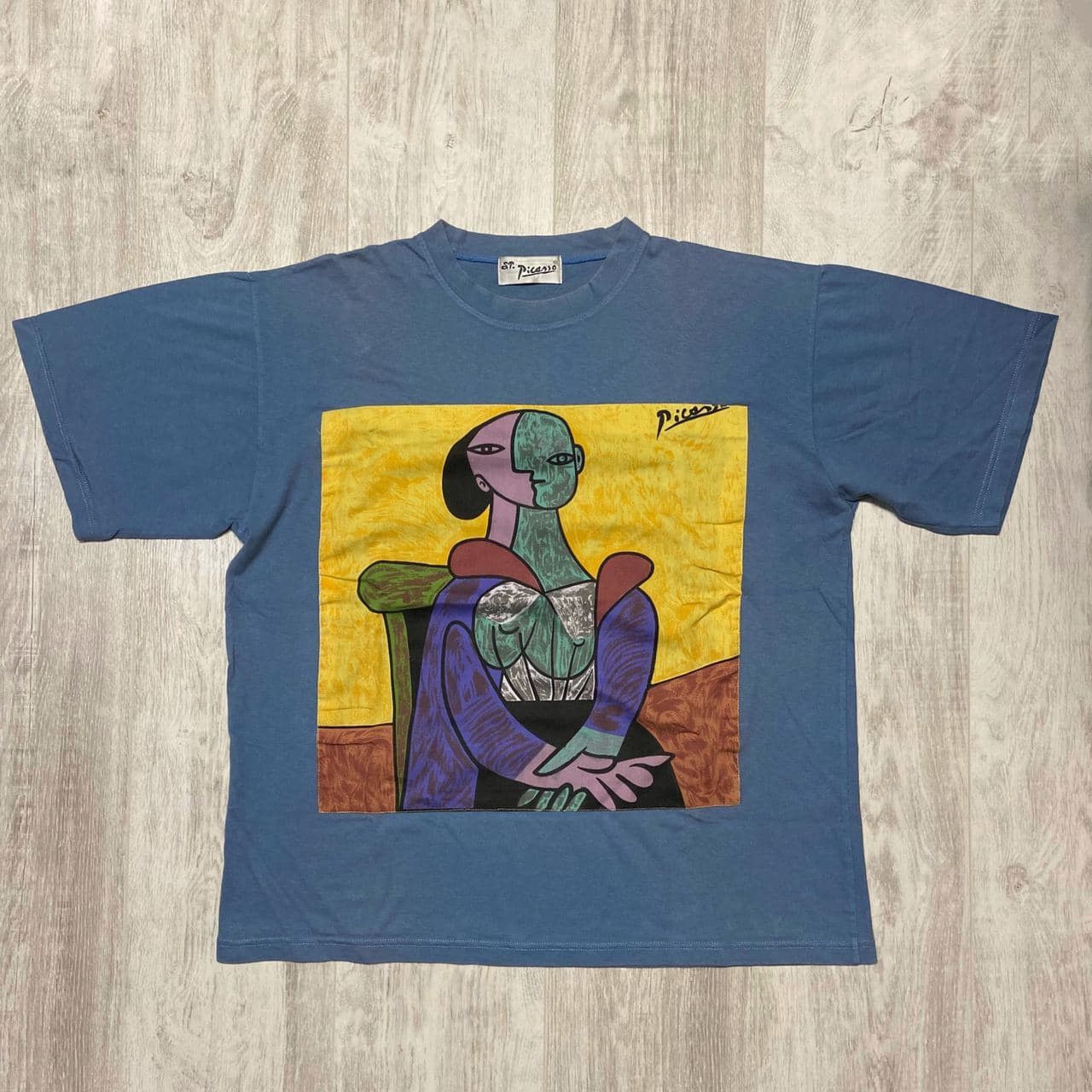 Vintage VINTAGE PABLO PICASSO SEATED WOMAN ART 1937 T SHIRT | Grailed