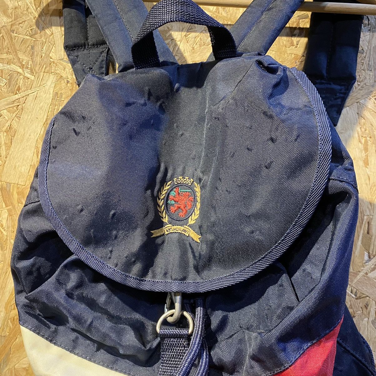 Tommy Hilfiger VINTAGE 90’s‼️Tommy Hilfiger Big Logo Flag Backpack Bag Size ONE SIZE - 5 Thumbnail