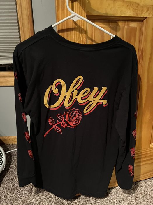 Obey Obey rose long sleeve Grailed