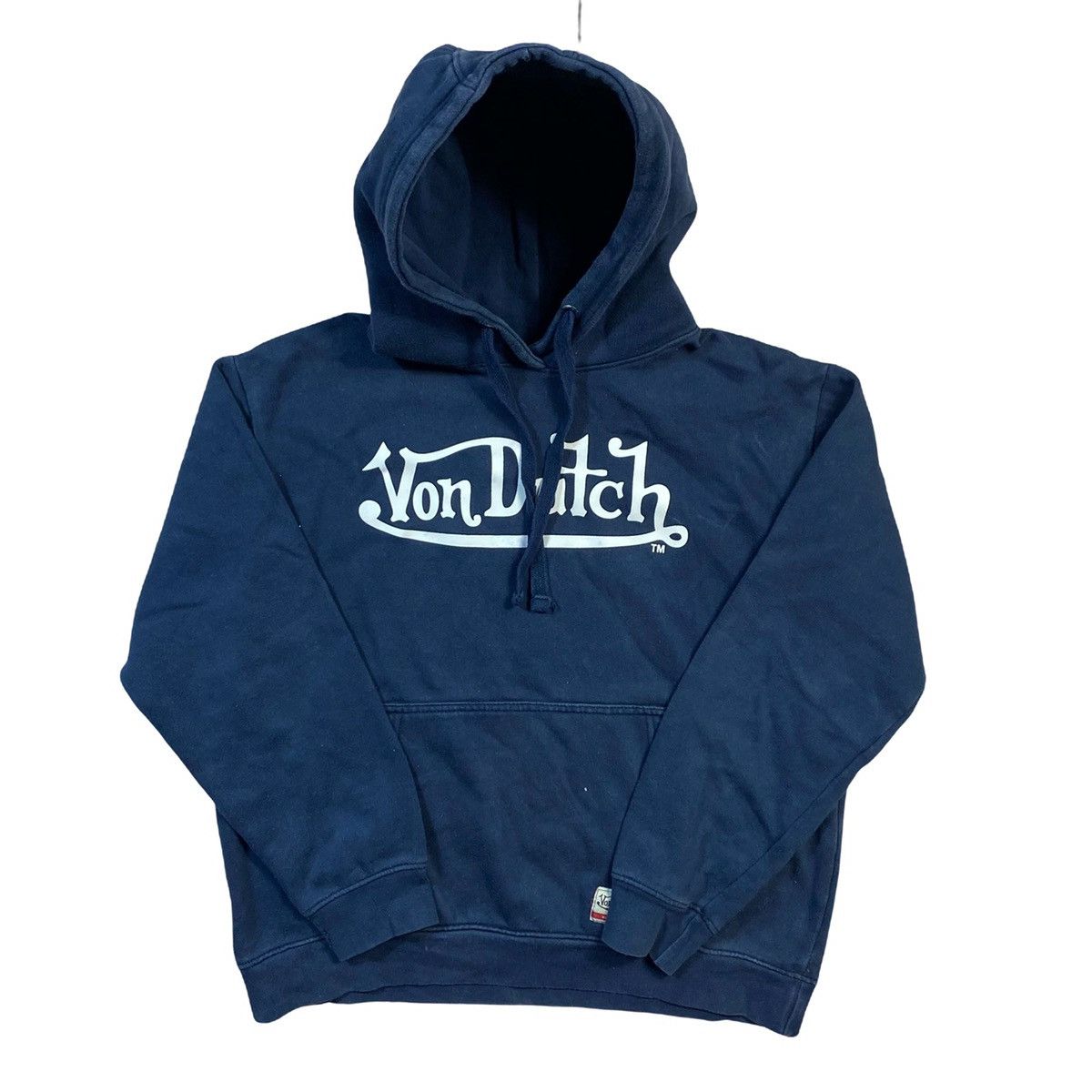 Vintage Vintage Von Dutch navy hoodie Size US S / EU 44-46 / 1 - 1 Thumbnail