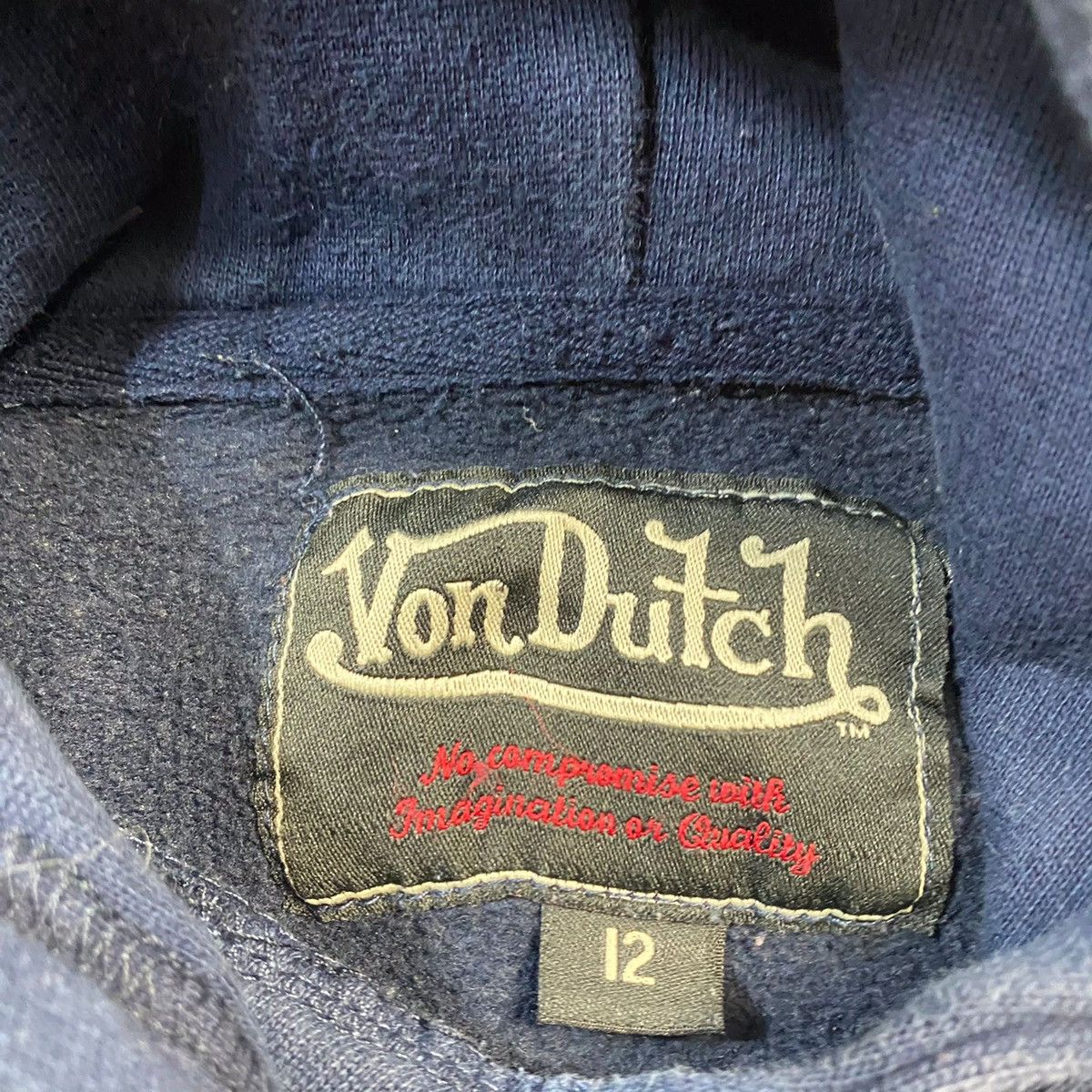 Vintage Vintage Von Dutch navy hoodie Size US S / EU 44-46 / 1 - 4 Thumbnail