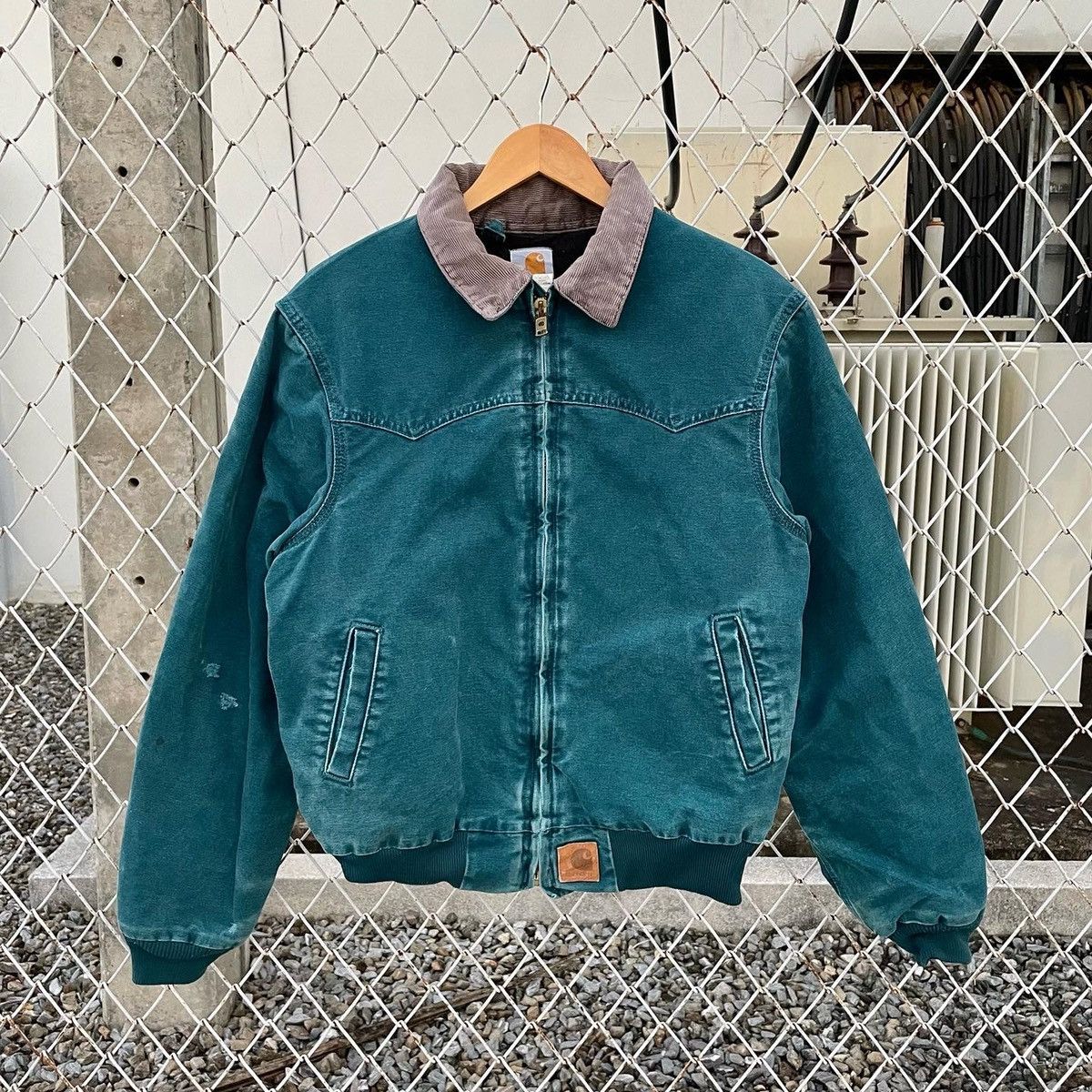 Carhartt VTG CARHARTT J14 DTL Santa Fe Weterner Faded Jacket 