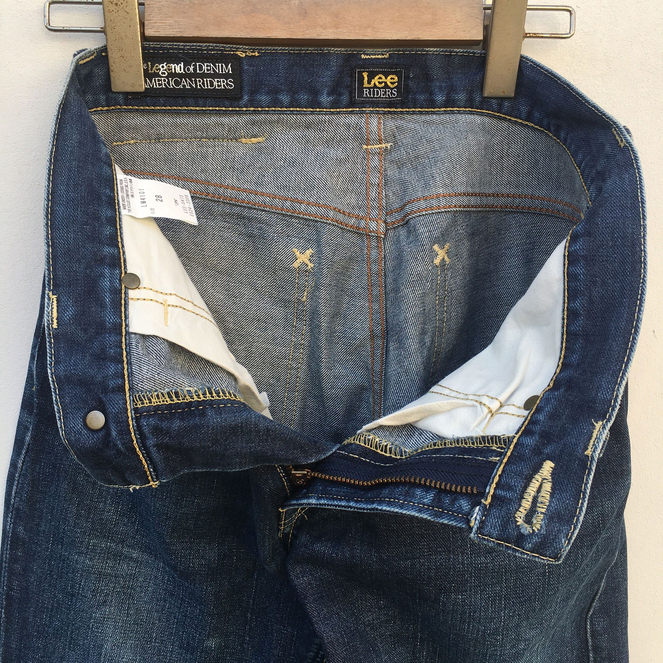 Lee Riders American Denim Washed Blue Jeans