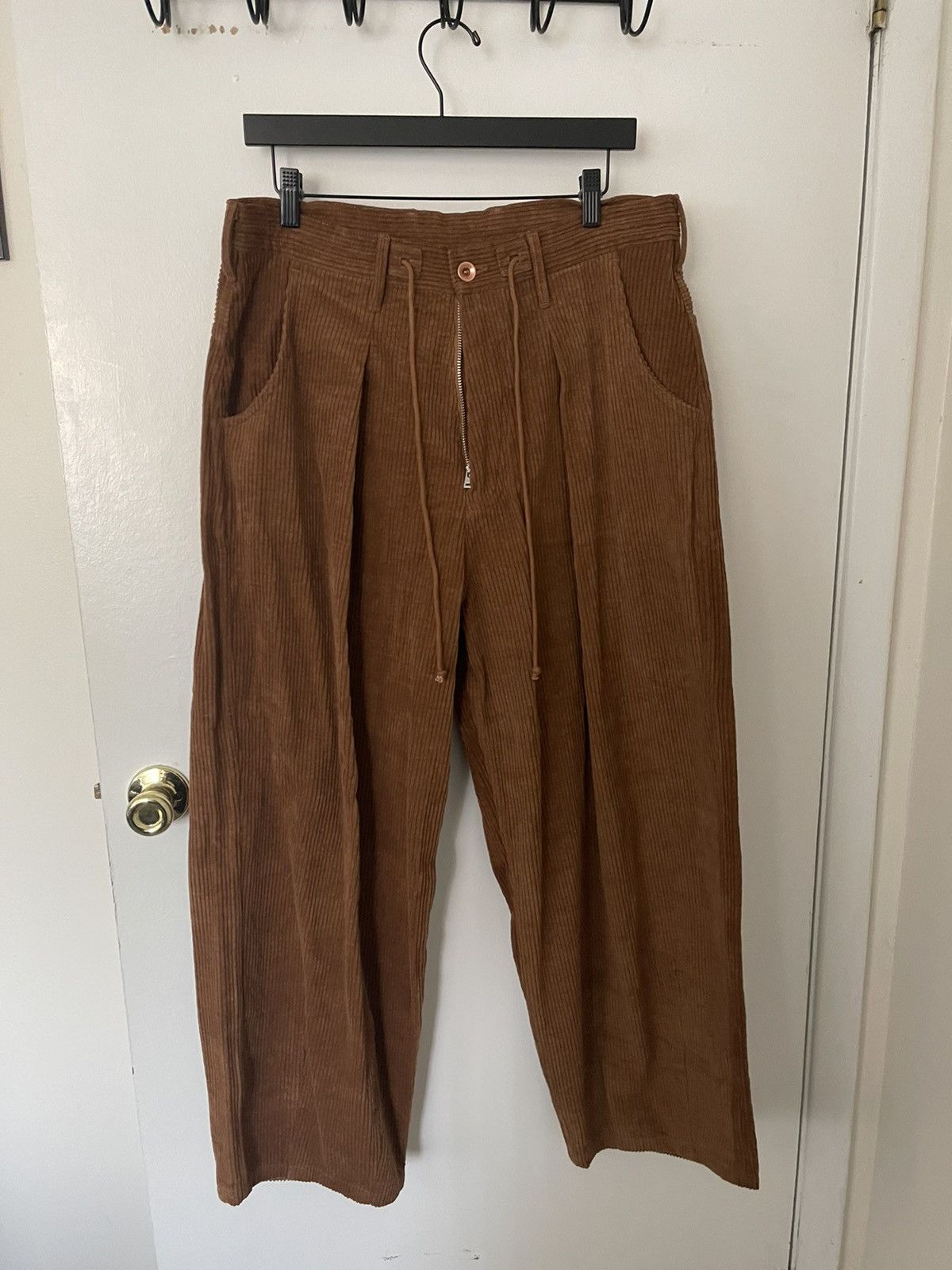 Story Mfg. STORY MFG. Lush Pants Bark Brown Corduroy | Grailed