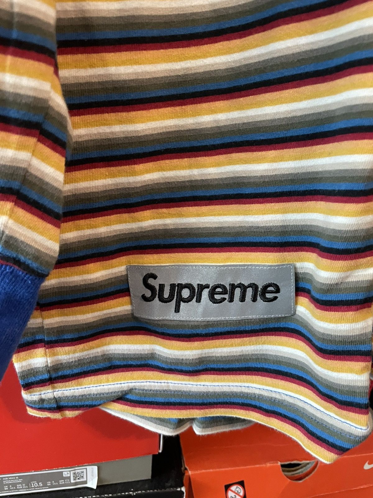 Supreme 2024 Micro Stripe LS Sz L