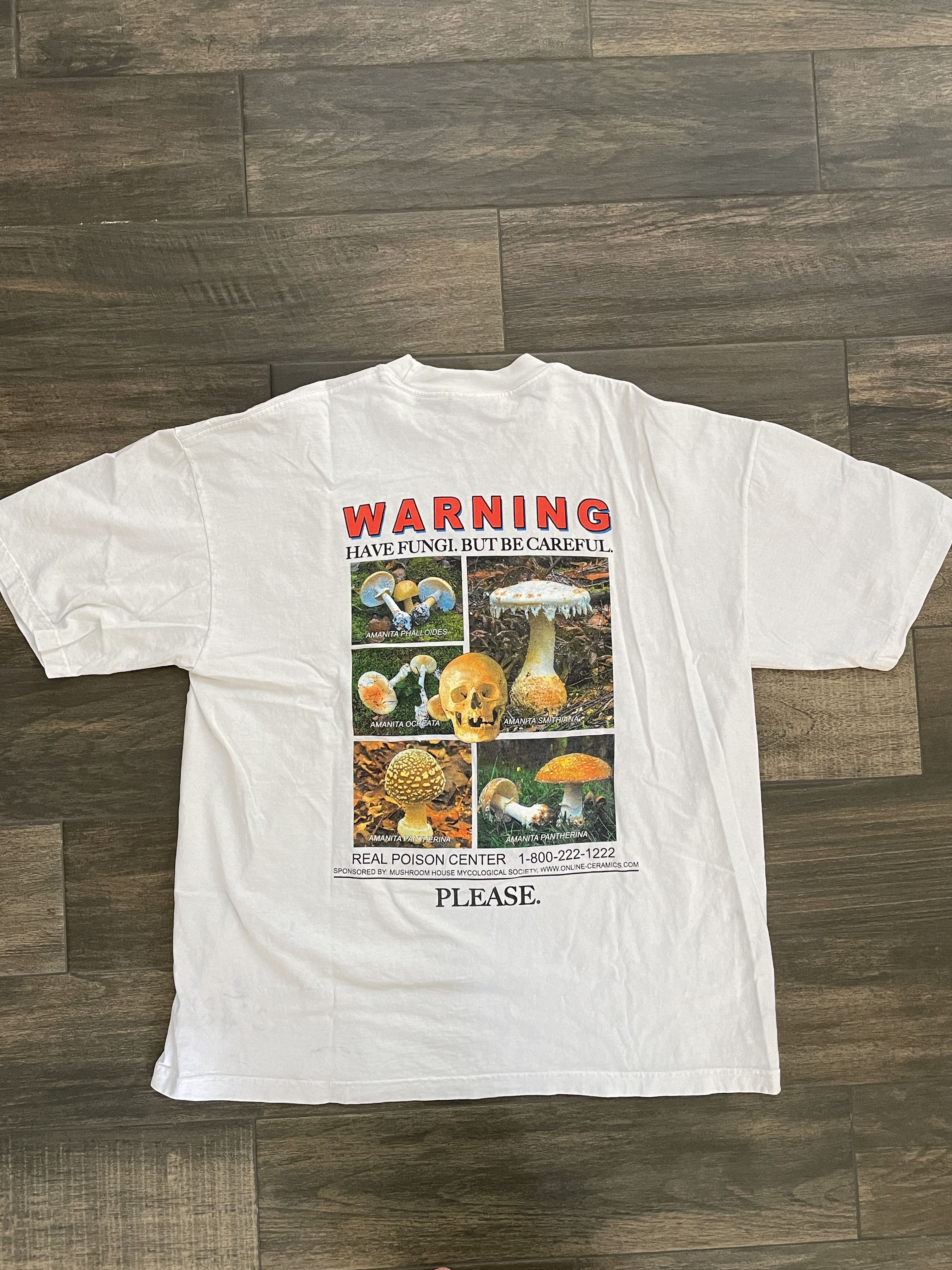 Online Ceramics Online Ceramics Deadly Mushrooms Tee Size US XL / EU 56 / 4 - 2 Thumbnail
