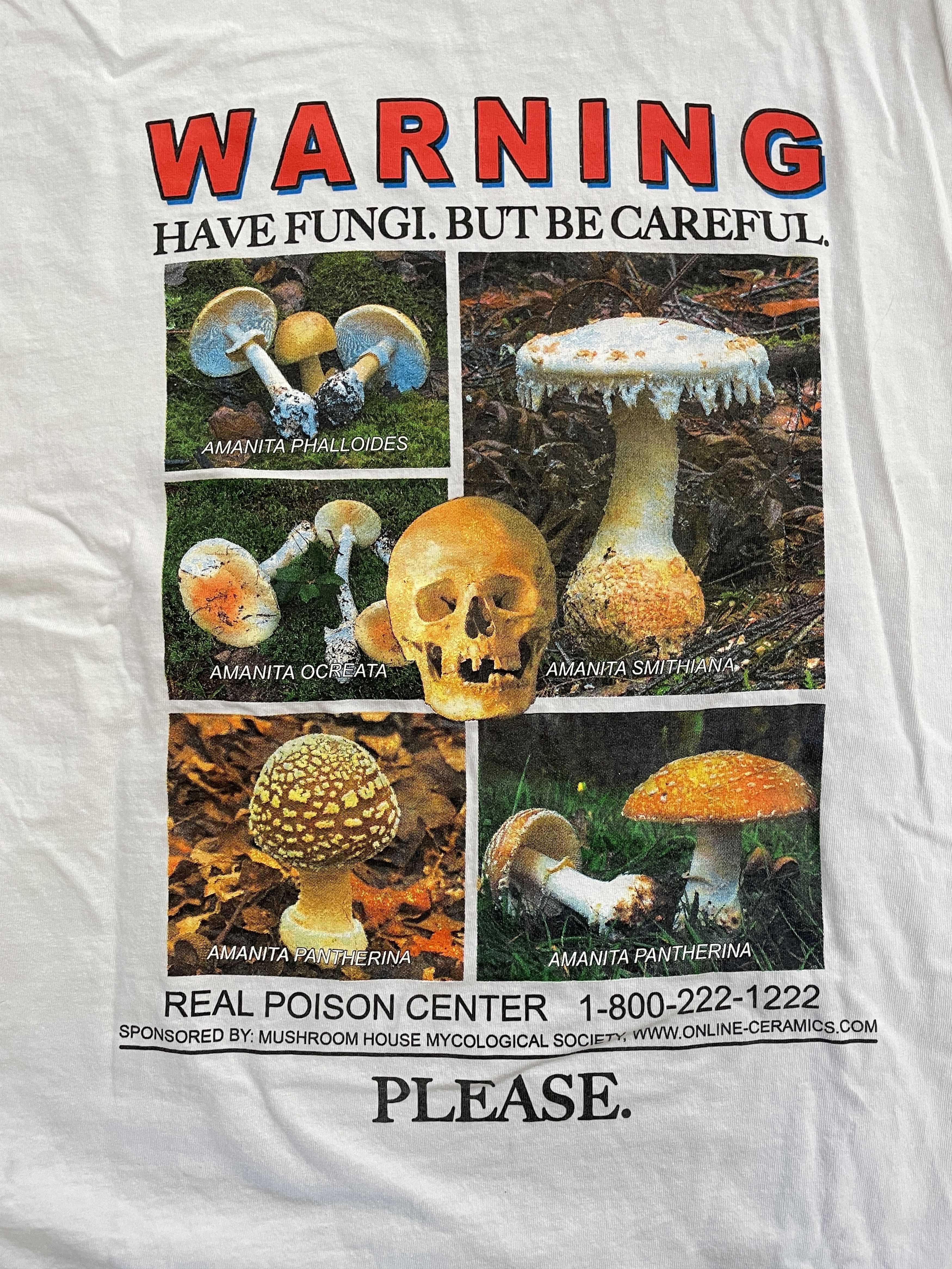 Online Ceramics Online Ceramics Deadly Mushrooms Tee Size US XL / EU 56 / 4 - 4 Thumbnail
