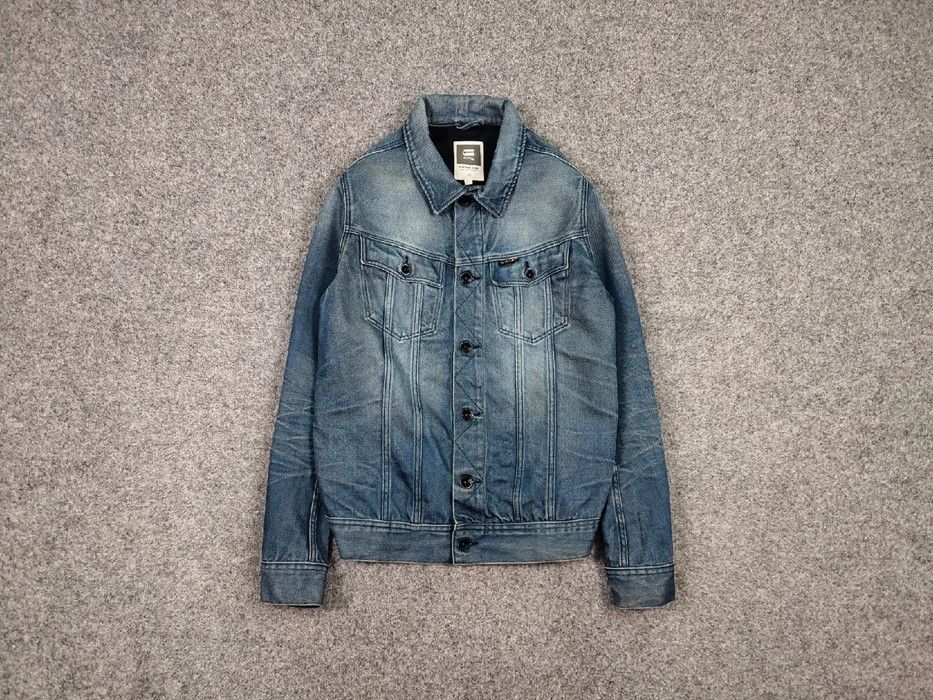G-Star Vintage G Star Raw Faded Denim slim Tailor Japan Jacket Size US L / EU 52-54 / 3 - 1 Thumbnail