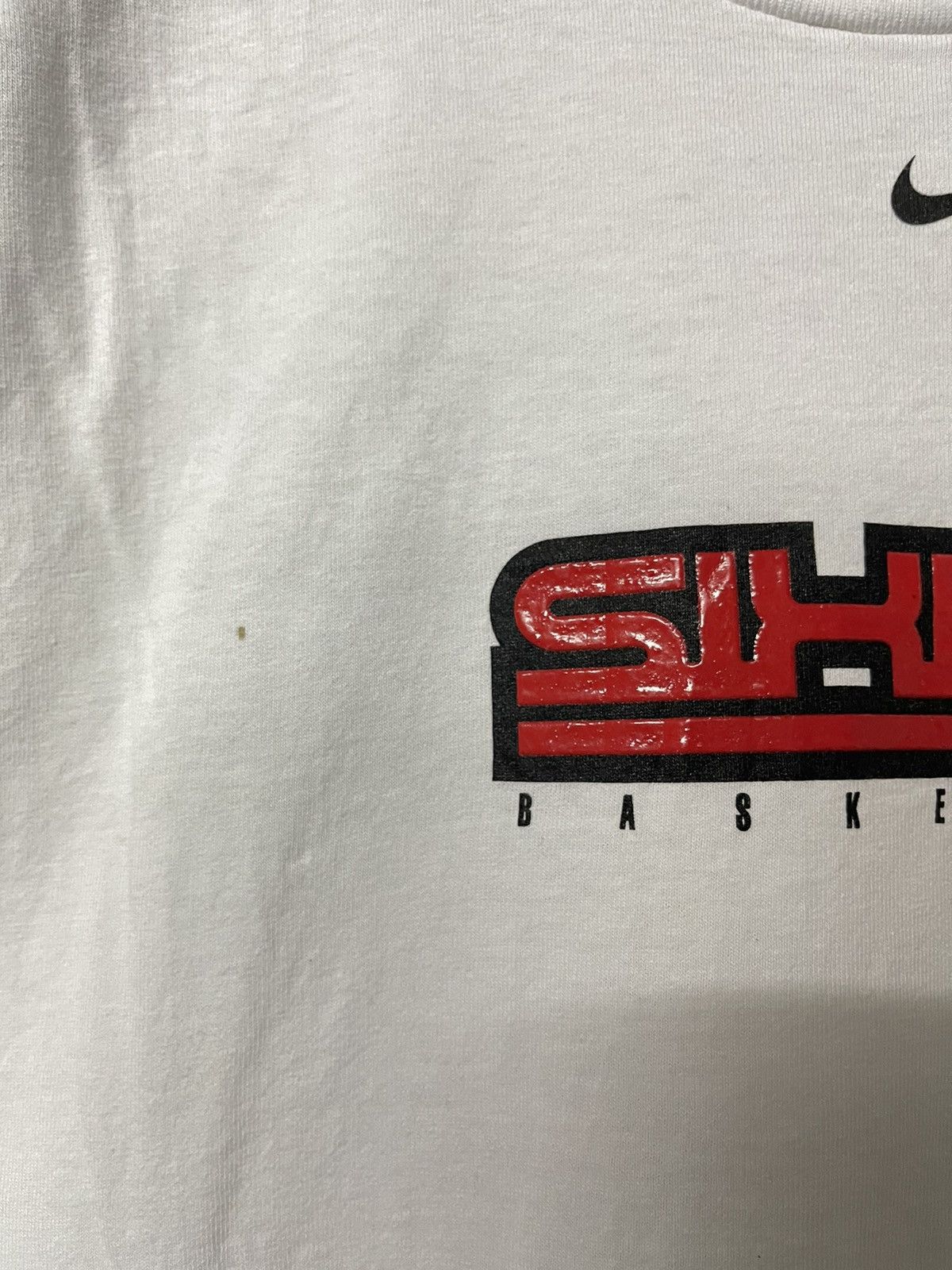 NBA × Nike × Vintage Vintage Nike Center 76 Sixers Basketball Nba Tees Size US L / EU 52-54 / 3 - 3 Thumbnail
