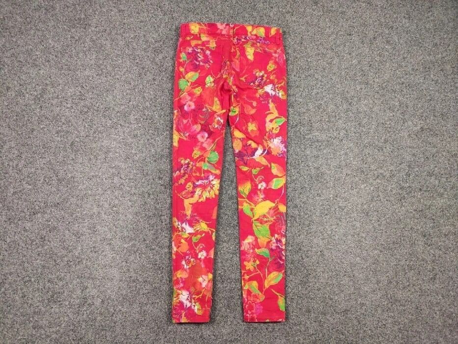 Ralph Lauren Vintage Ralph Lauren Bright Denim Jeans pattern of flowers Size US 28 / EU 44 - 12 Thumbnail