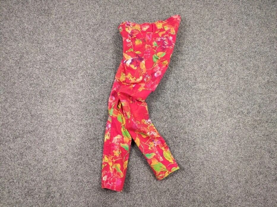 Ralph Lauren Vintage Ralph Lauren Bright Denim Jeans pattern of flowers Size US 28 / EU 44 - 15 Thumbnail