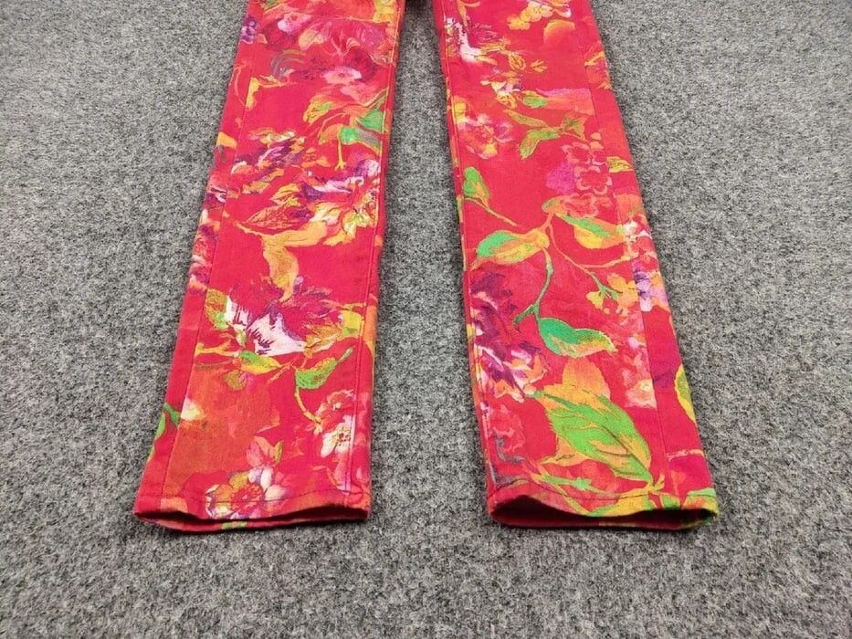 Ralph Lauren Vintage Ralph Lauren Bright Denim Jeans pattern of flowers Size US 28 / EU 44 - 7 Thumbnail