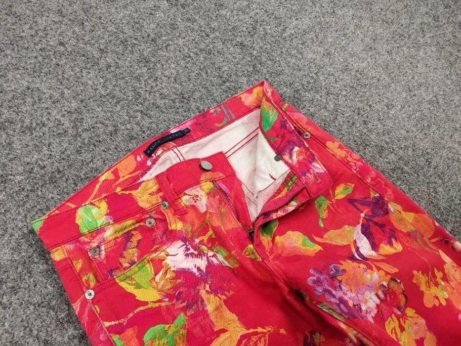 Ralph Lauren Vintage Ralph Lauren Bright Denim Jeans pattern of flowers Size US 28 / EU 44 - 11 Thumbnail