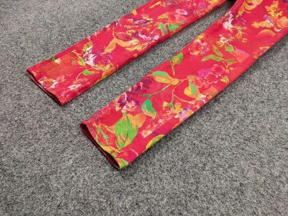 Ralph Lauren Vintage Ralph Lauren Bright Denim Jeans pattern of flowers Size US 28 / EU 44 - 5 Thumbnail