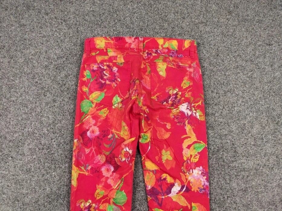 Ralph Lauren Vintage Ralph Lauren Bright Denim Jeans pattern of flowers Size US 28 / EU 44 - 13 Thumbnail