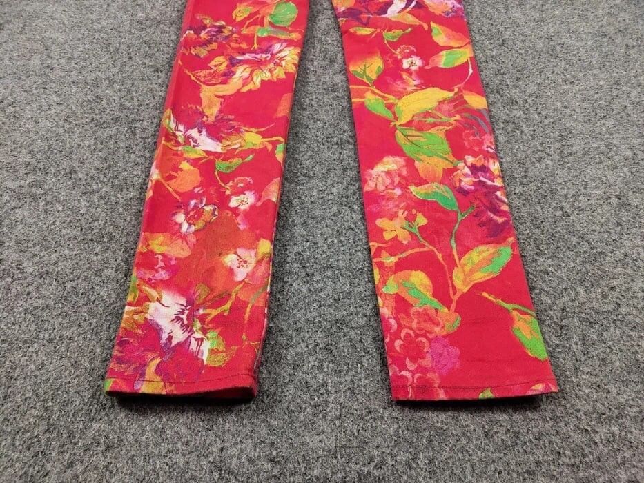 Ralph Lauren Vintage Ralph Lauren Bright Denim Jeans pattern of flowers Size US 28 / EU 44 - 14 Thumbnail