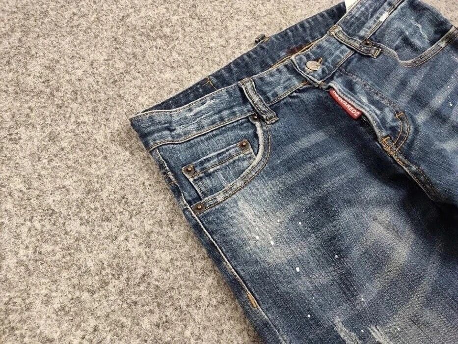Dsquared2 Dsquared2 Authentic Slim Fit jeans Distressed Blue Denim Size US 30 / EU 46 - 12 Thumbnail