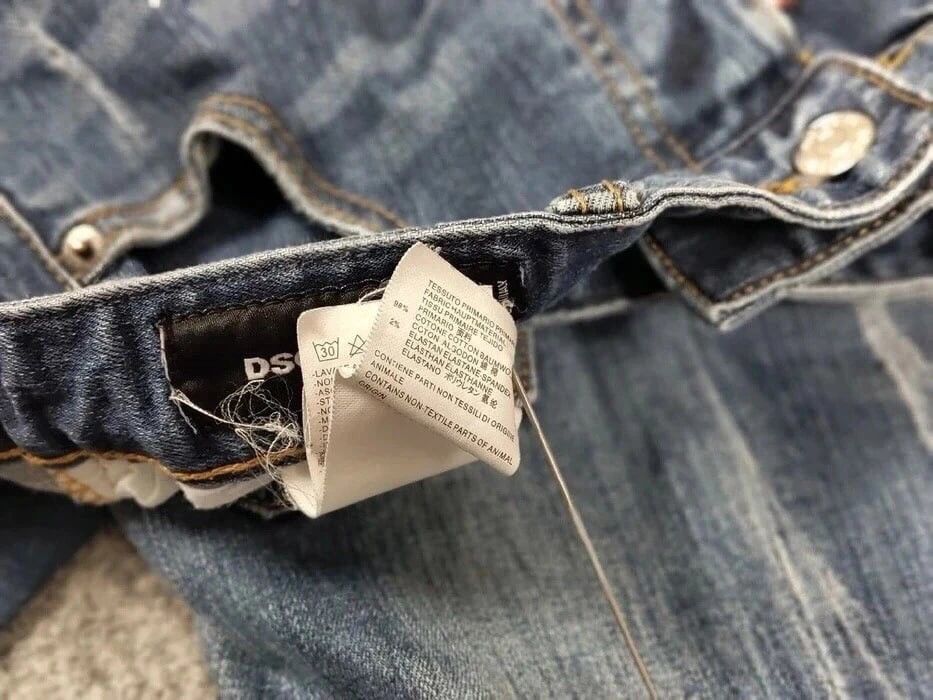 Dsquared2 Dsquared2 Authentic Slim Fit jeans Distressed Blue Denim Size US 30 / EU 46 - 20 Thumbnail