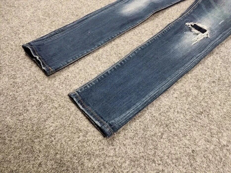 Dsquared2 Dsquared2 Authentic Slim Fit jeans Distressed Blue Denim Size US 30 / EU 46 - 5 Thumbnail