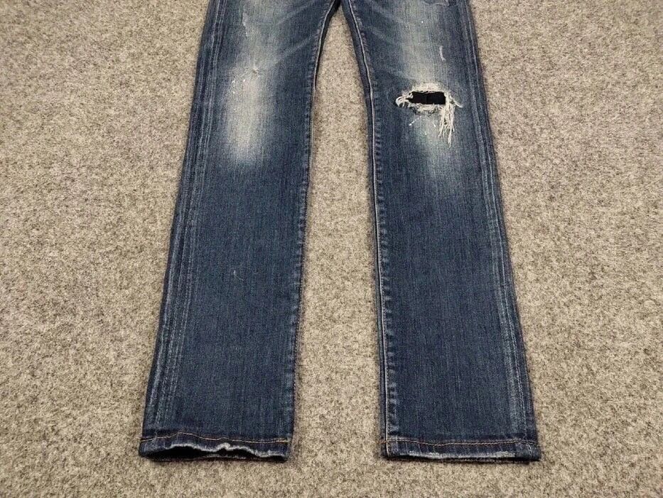 Dsquared2 Dsquared2 Authentic Slim Fit jeans Distressed Blue Denim Size US 30 / EU 46 - 7 Thumbnail