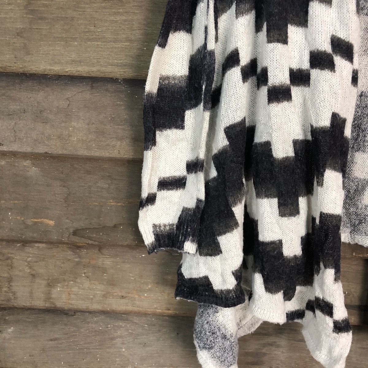Gap Gap White black Knitwear checkered cardigan #H027 Size US S / EU 44-46 / 1 - 4 Thumbnail
