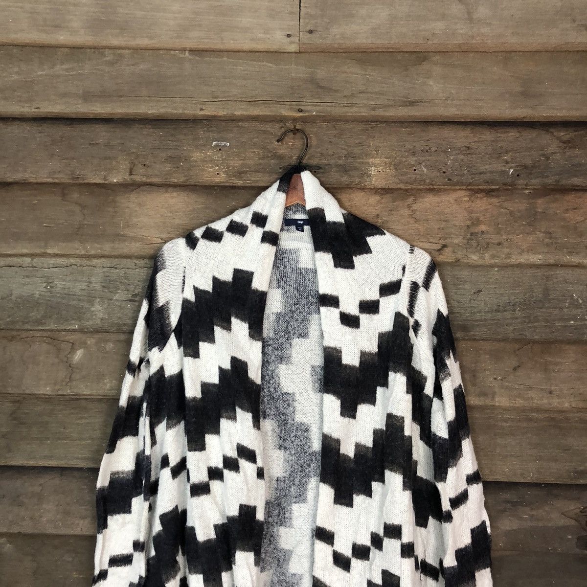 Gap Gap White black Knitwear checkered cardigan #H027 Size US S / EU 44-46 / 1 - 2 Thumbnail